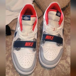 Jordan Legacy Low 312 10.5 white/french blue - wolf grey